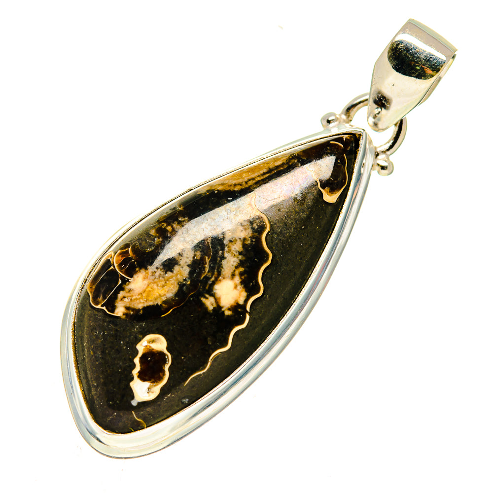 Marston Marble Fossil Pendants handcrafted by Anasilvercos - PD739377