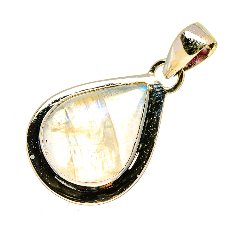Rainbow Moonstone Pendants handcrafted by Anasilvercos - PD739449