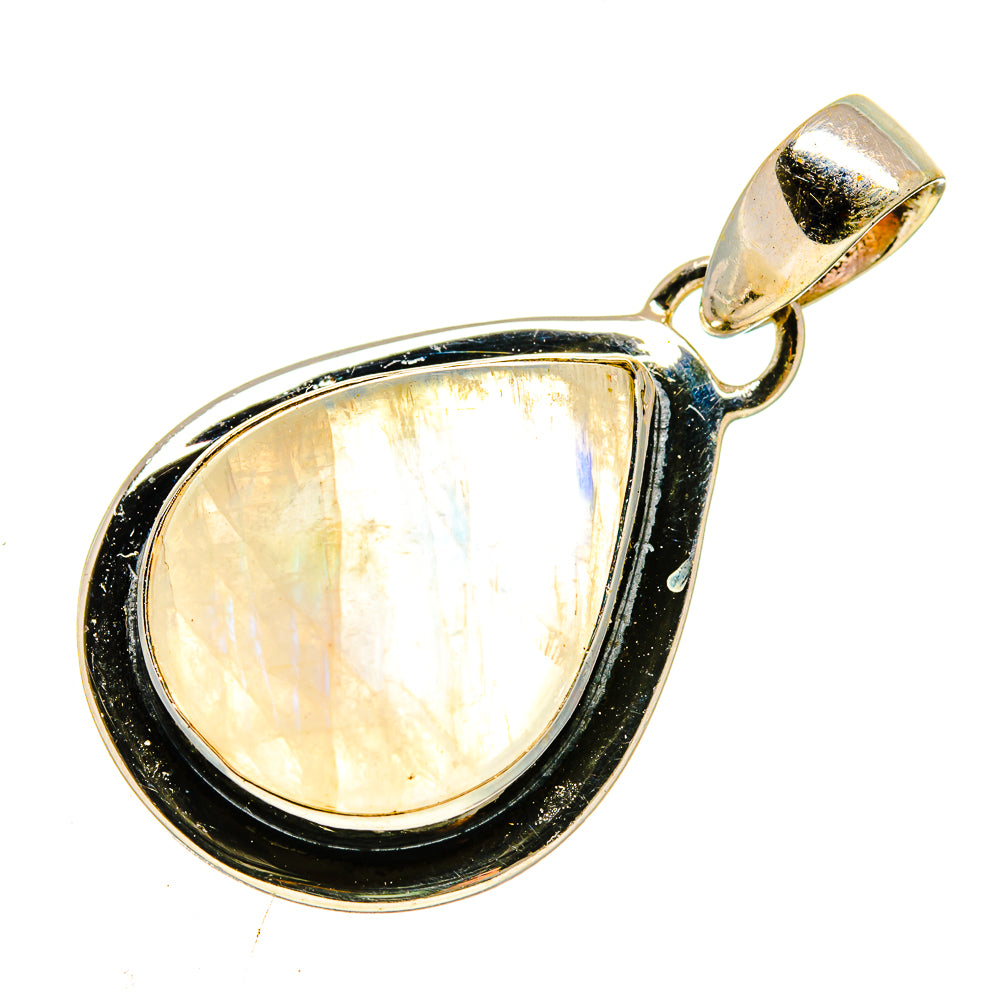 Rainbow Moonstone Pendants handcrafted by Anasilvercos - PD739457