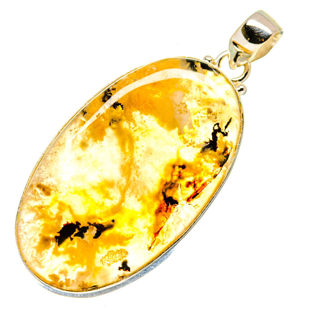 Plume Agate Pendants handcrafted by Anasilvercos - PD739583