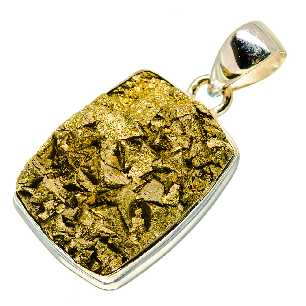 Pyrite Pendants handcrafted by Anasilvercos - PD739605