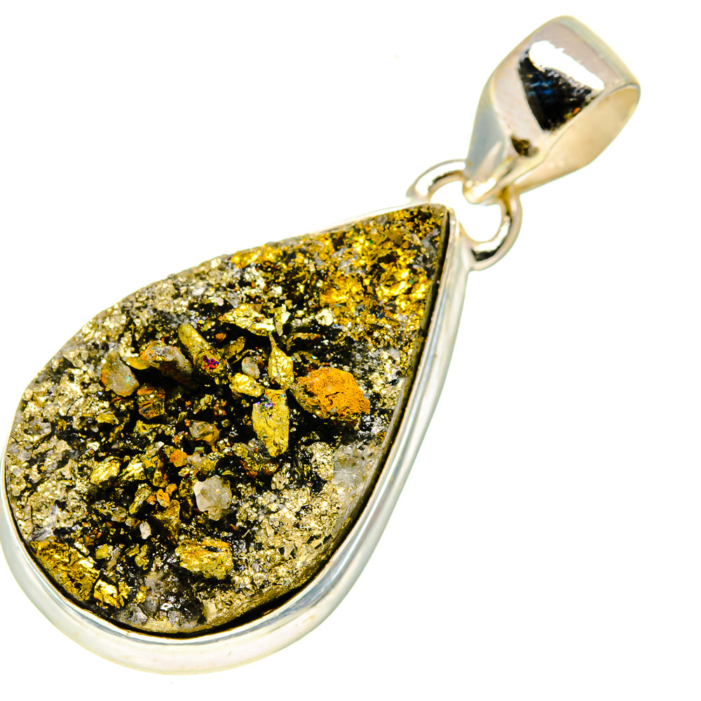 Pyrite Pendants handcrafted by Anasilvercos - PD739691