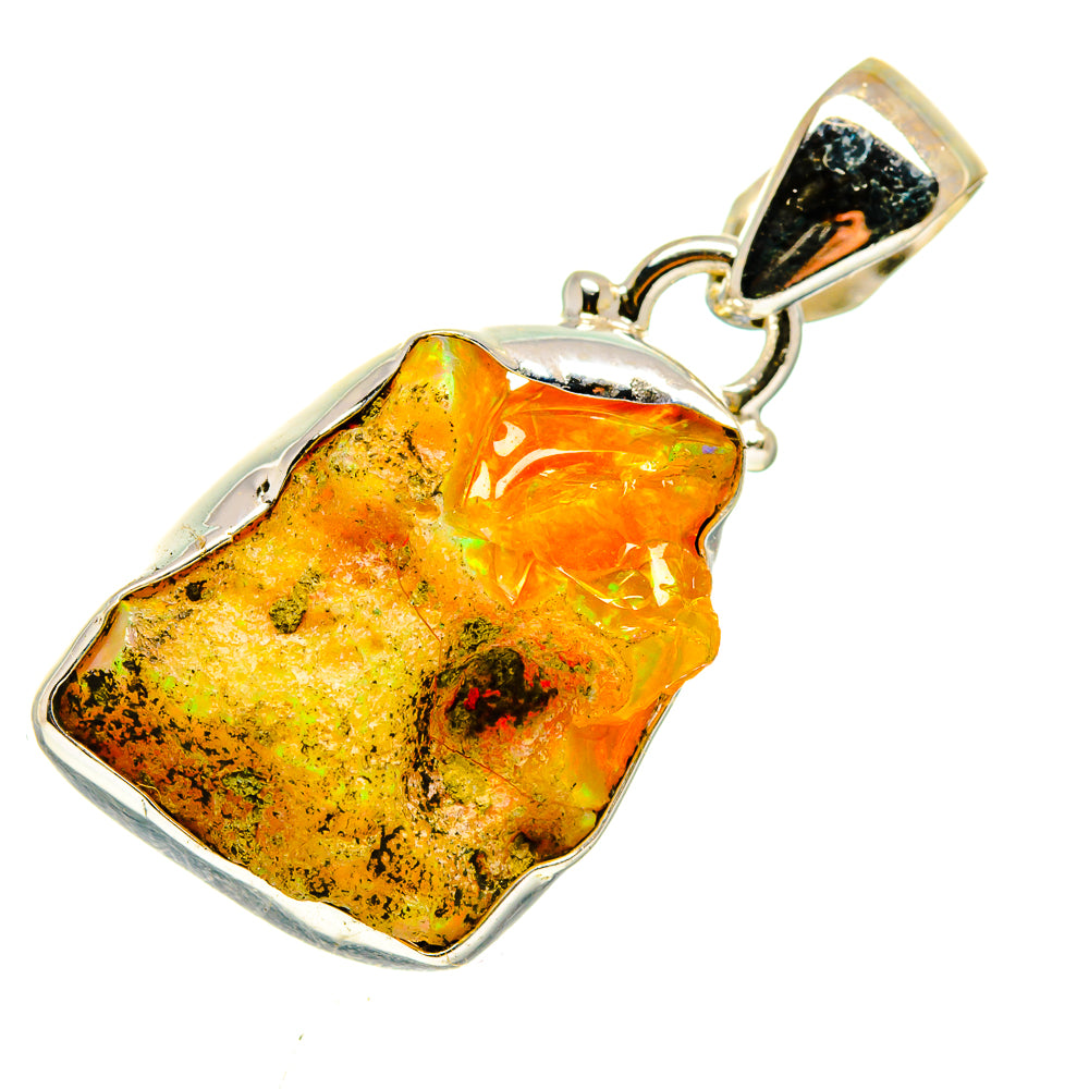 Ethiopian Opal Pendants handcrafted by Anasilvercos - PD739712