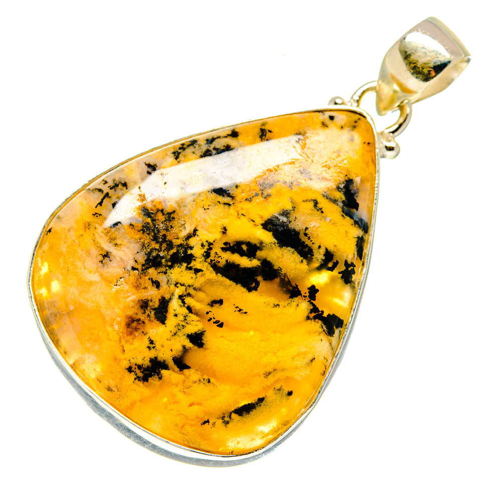 Plume Agate Pendants handcrafted by Anasilvercos - PD739722