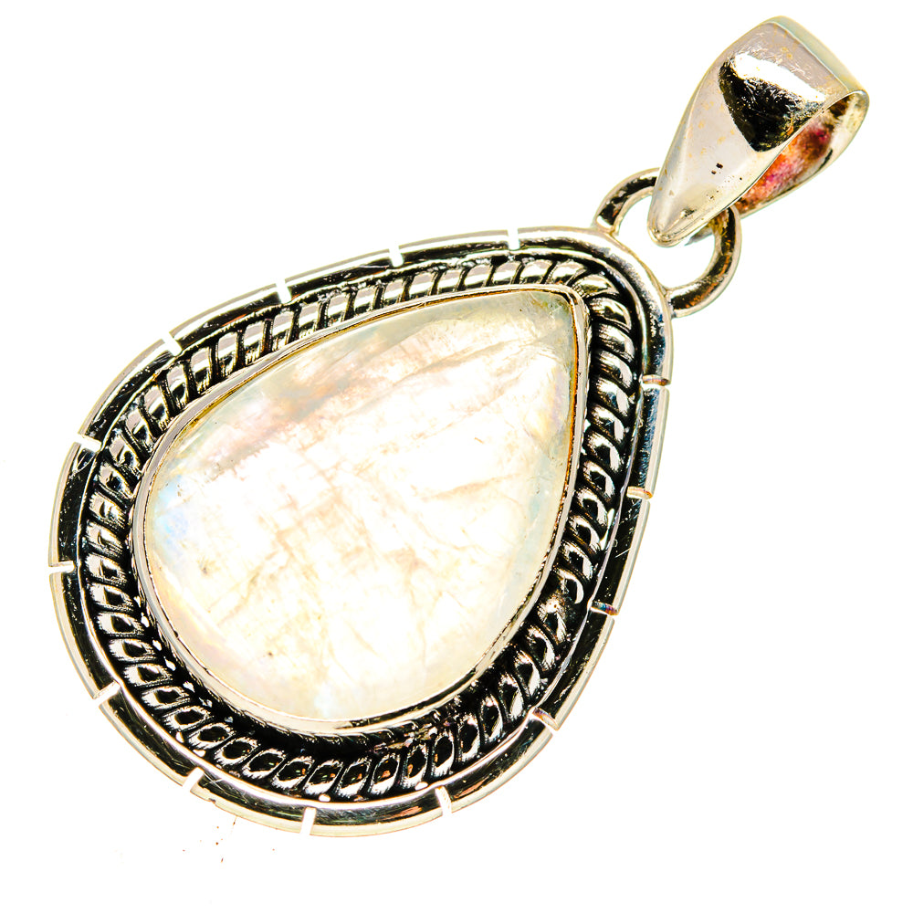 Rainbow Moonstone Pendants handcrafted by Anasilvercos - PD739845