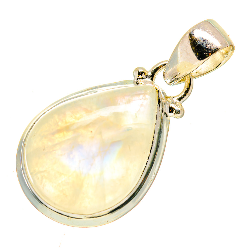 Rainbow Moonstone Pendants handcrafted by Anasilvercos - PD739849
