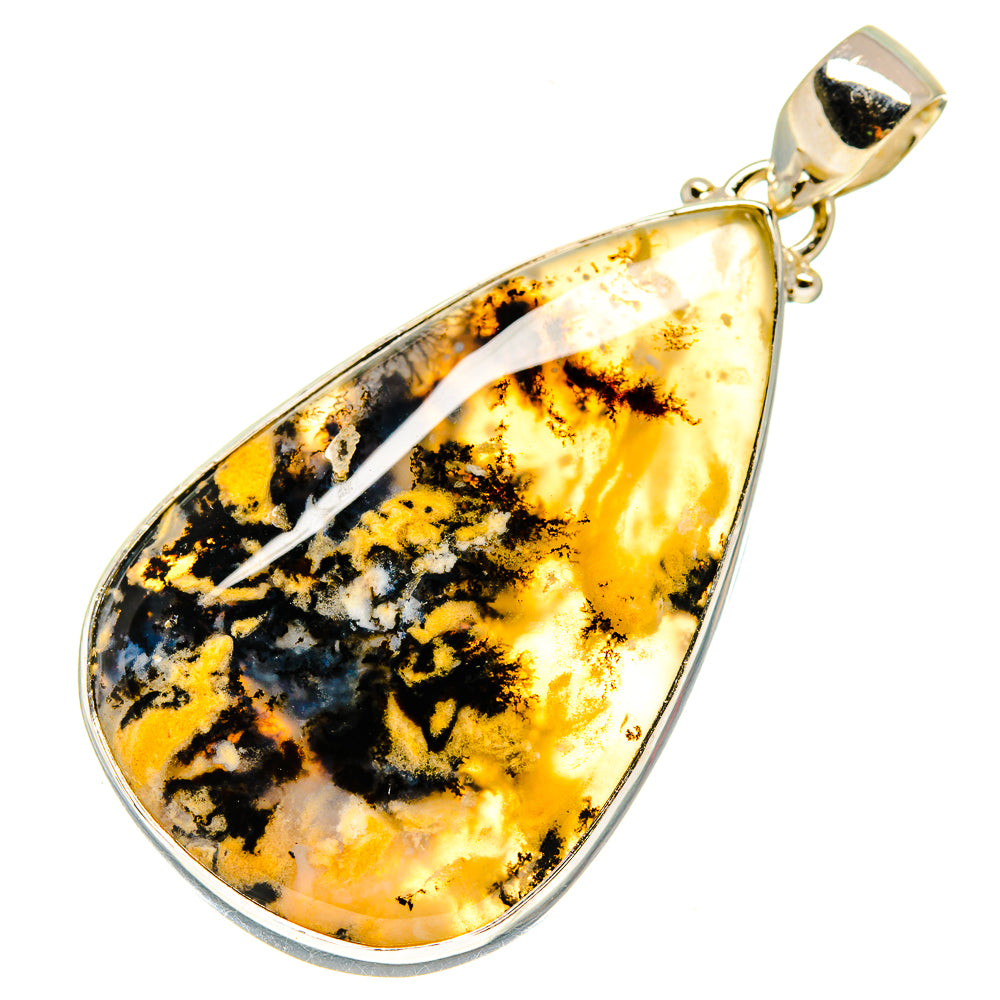 Plume Agate Pendants handcrafted by Anasilvercos - PD739855