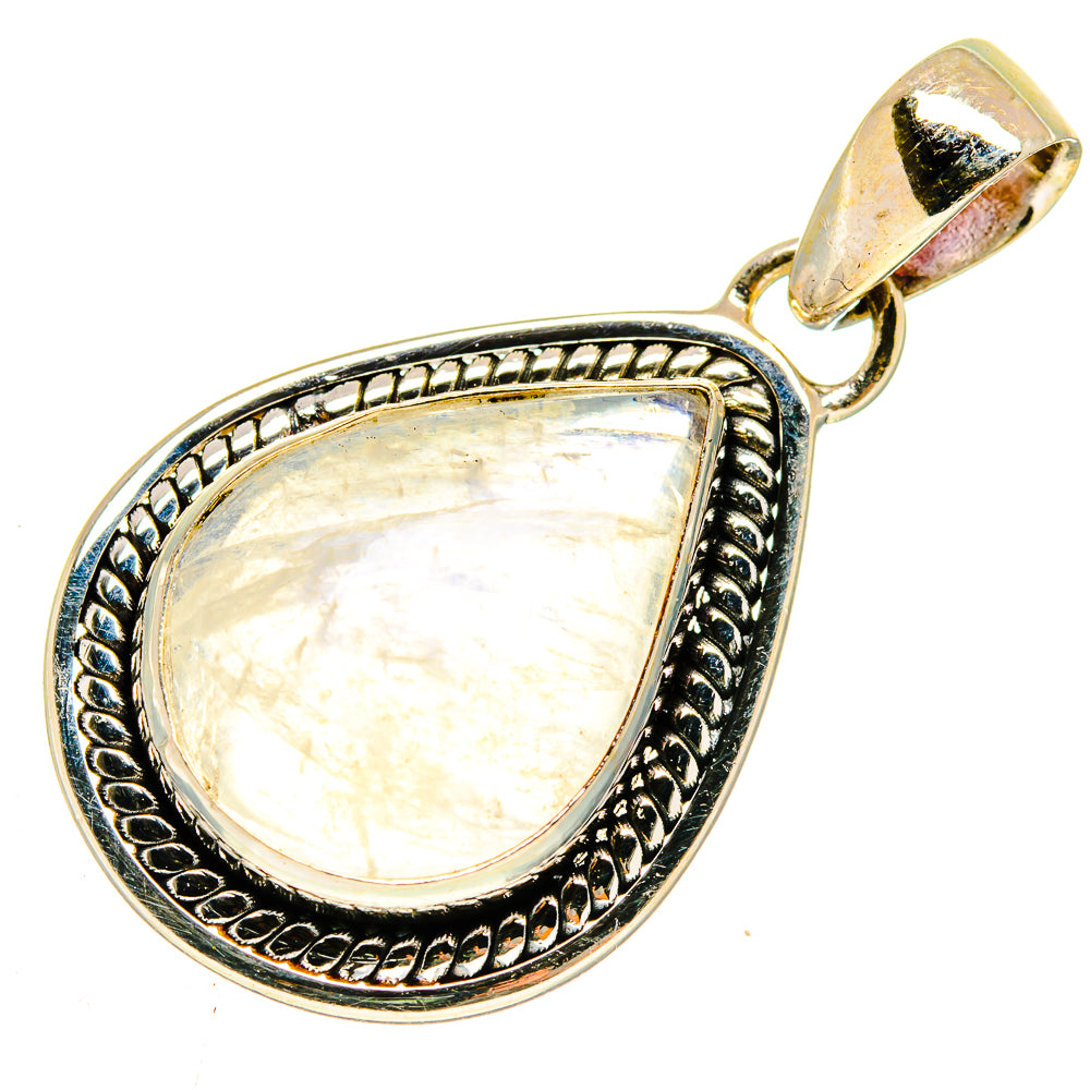 Rainbow Moonstone Pendants handcrafted by Anasilvercos - PD739936
