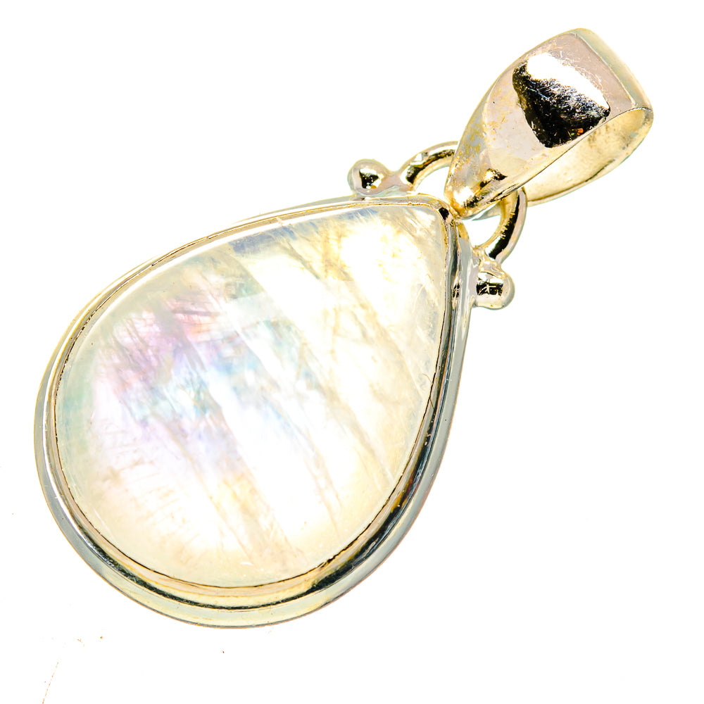 Rainbow Moonstone Pendants handcrafted by Anasilvercos - PD739980