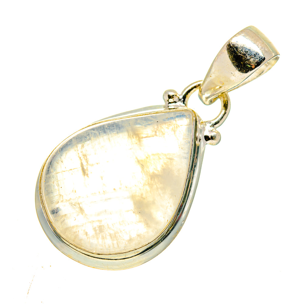 Rainbow Moonstone Pendants handcrafted by Anasilvercos - PD739993