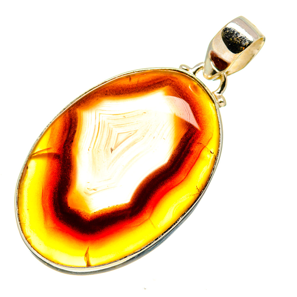 Botswana Agate Pendants handcrafted by Anasilvercos - PD740144