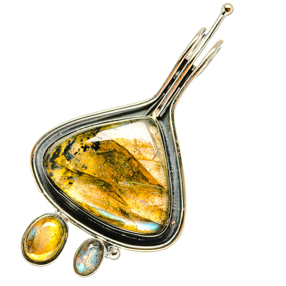 Labradorite Pendants handcrafted by Anasilvercos - PD7402