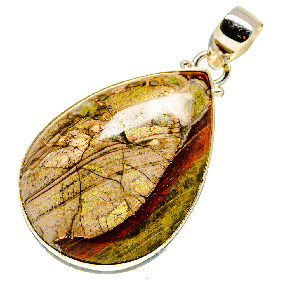 Mushroom Rhyolite Pendants handcrafted by Anasilvercos - PD740212