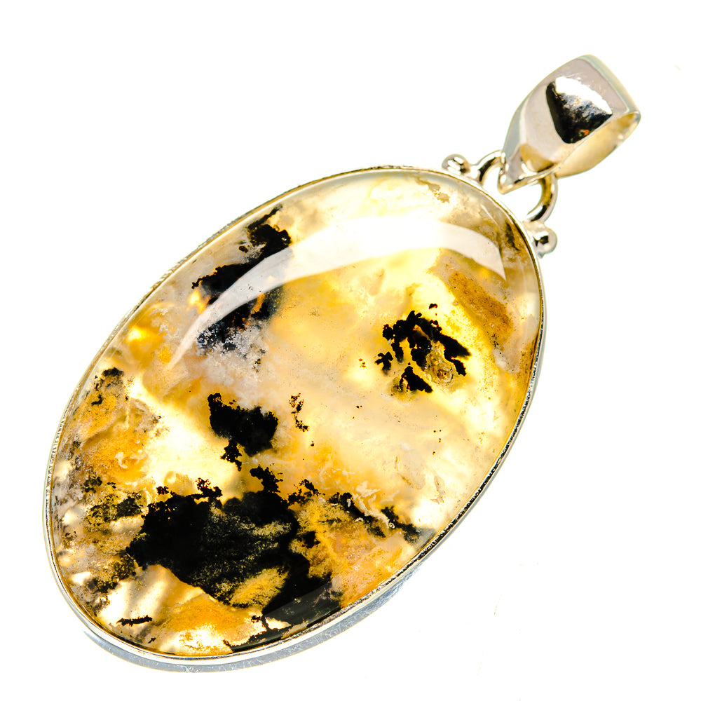 Plume Agate Pendants handcrafted by Anasilvercos - PD740323