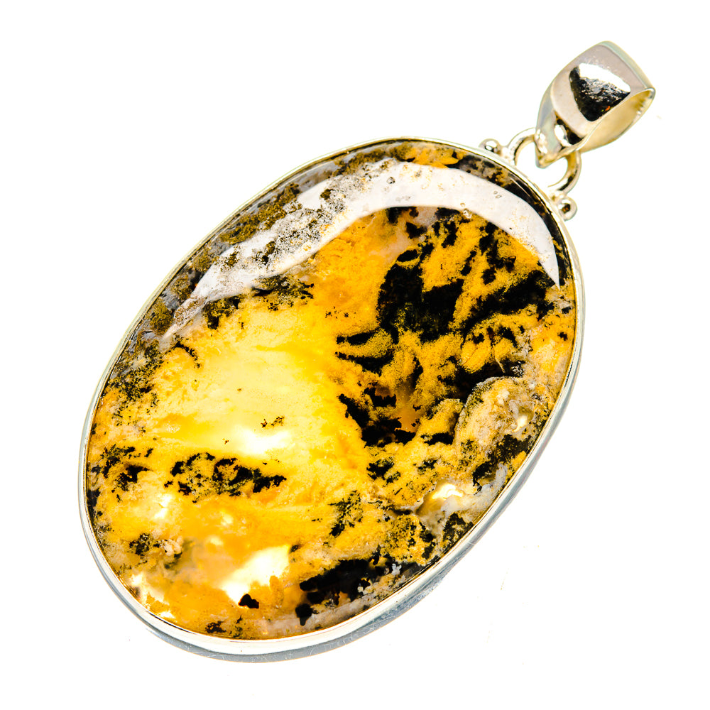 Plume Agate Pendants handcrafted by Anasilvercos - PD740341