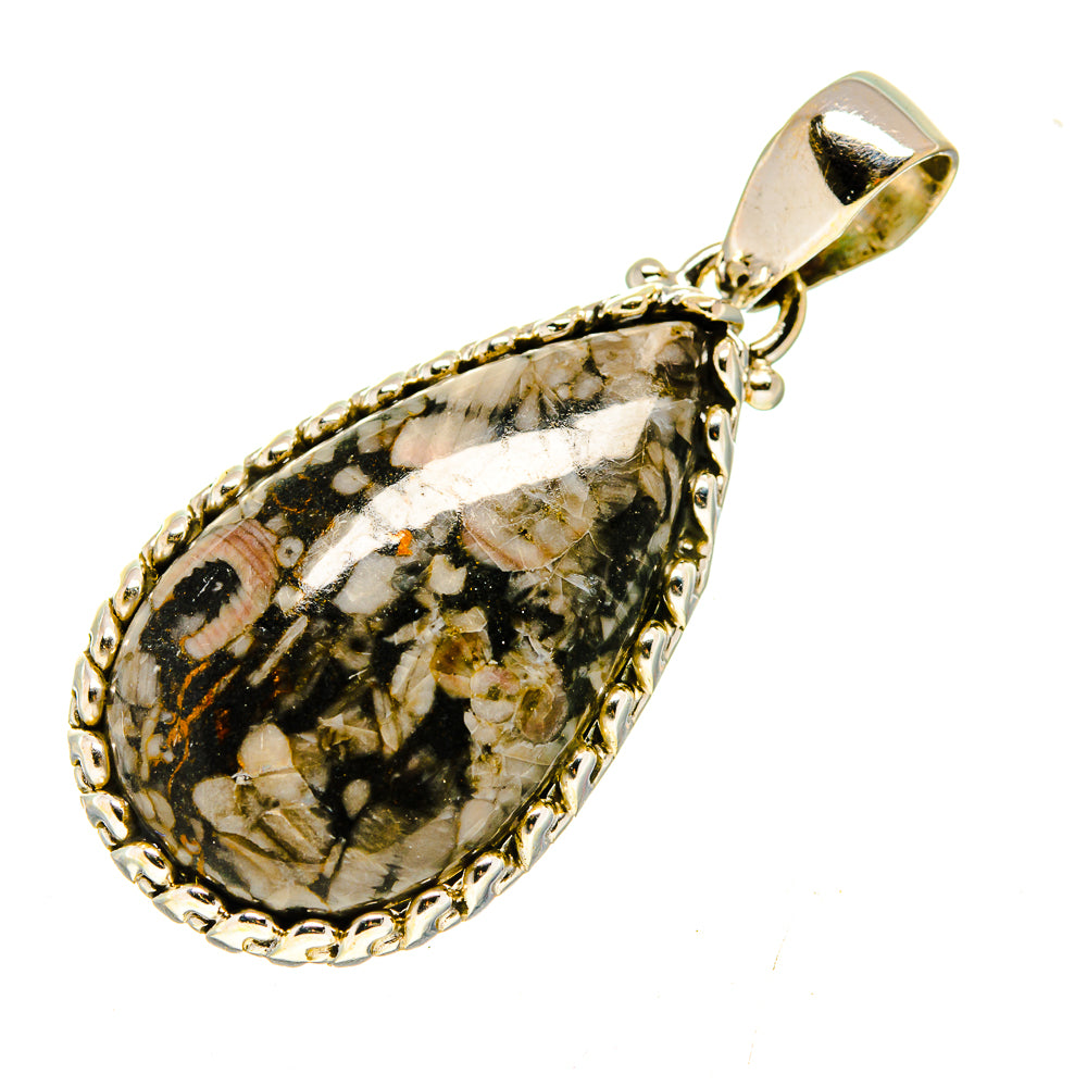 Crinoid Fossil Pendants handcrafted by Anasilvercos - PD740452