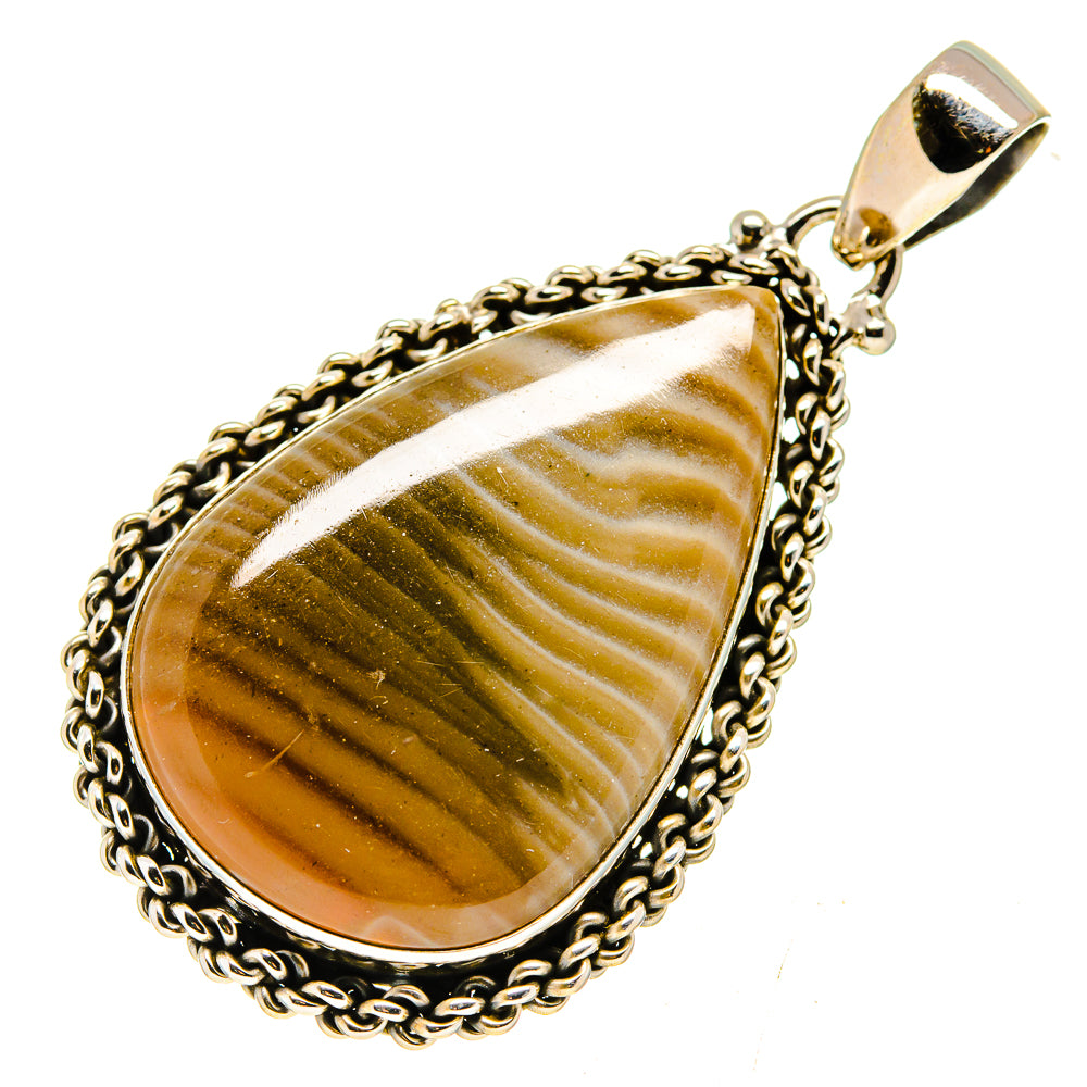 Willow Creek Jasper Pendants handcrafted by Anasilvercos - PD740487