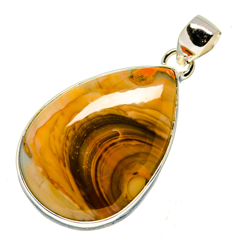 Willow Creek Jasper Pendants handcrafted by Anasilvercos - PD740496