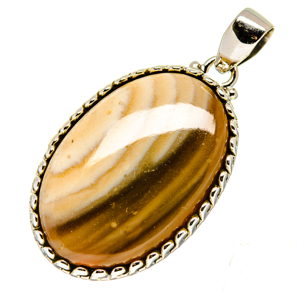 Willow Creek Jasper Pendants handcrafted by Anasilvercos - PD740497