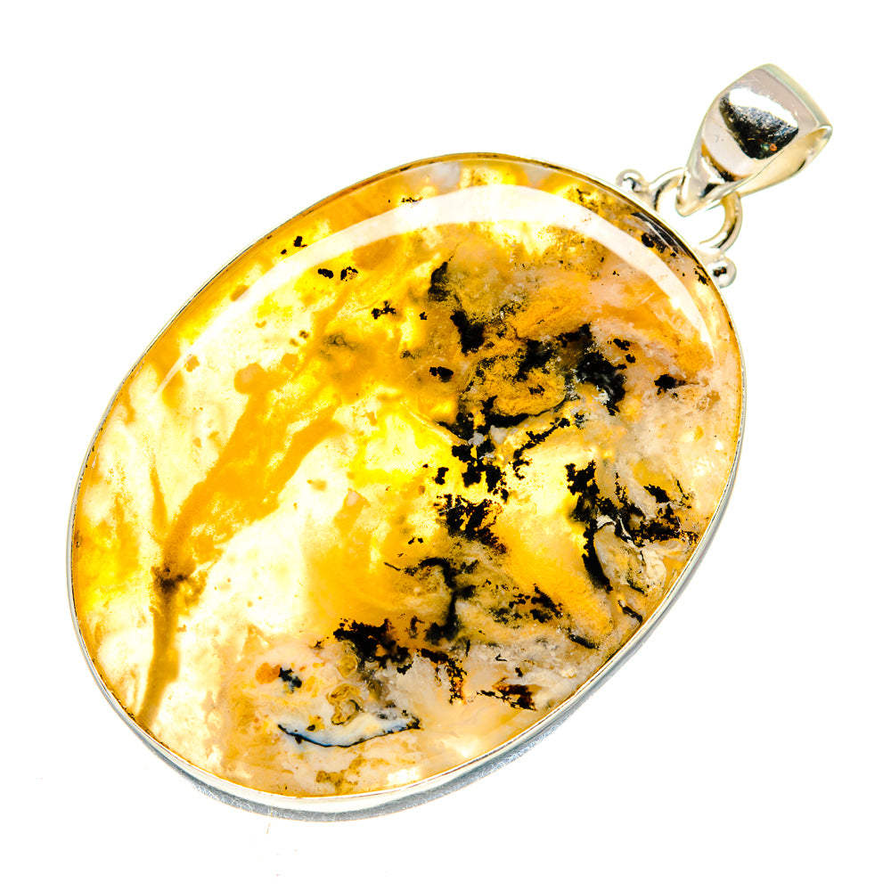 Plume Agate Pendants handcrafted by Anasilvercos - PD740647