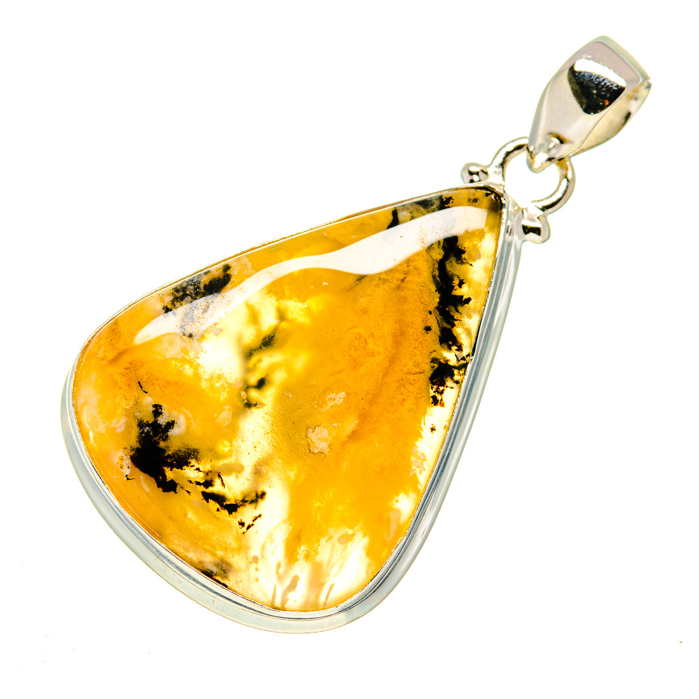Plume Agate Pendants handcrafted by Anasilvercos - PD740772