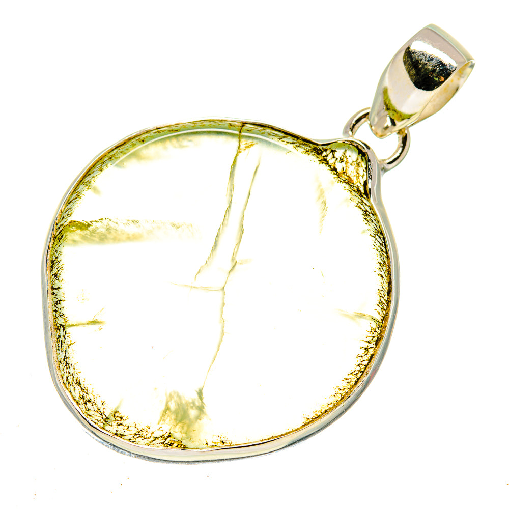 Prehnite Pendants handcrafted by Anasilvercos - PD740842