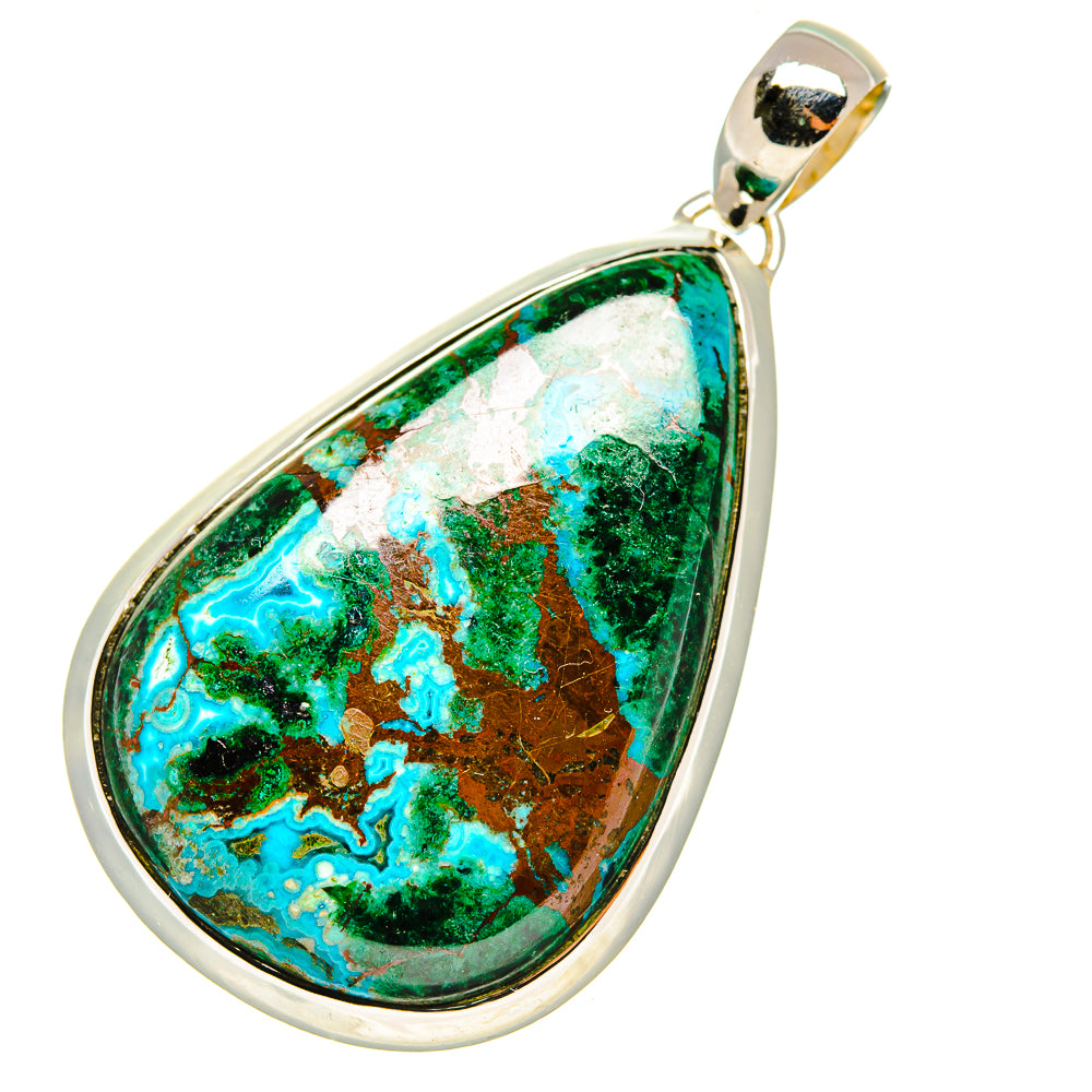 Chrysocolla Pendants handcrafted by Anasilvercos - PD7410