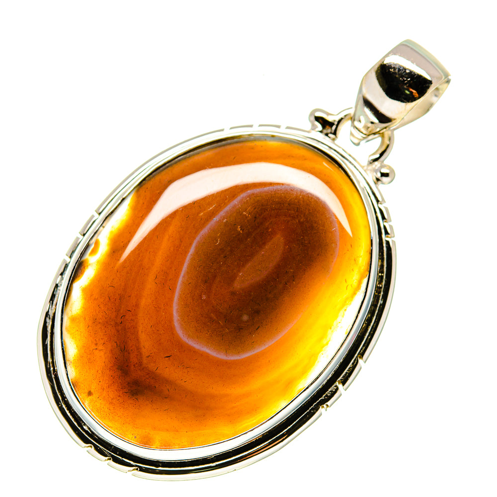 Botswana Agate Pendants handcrafted by Anasilvercos - PD741004