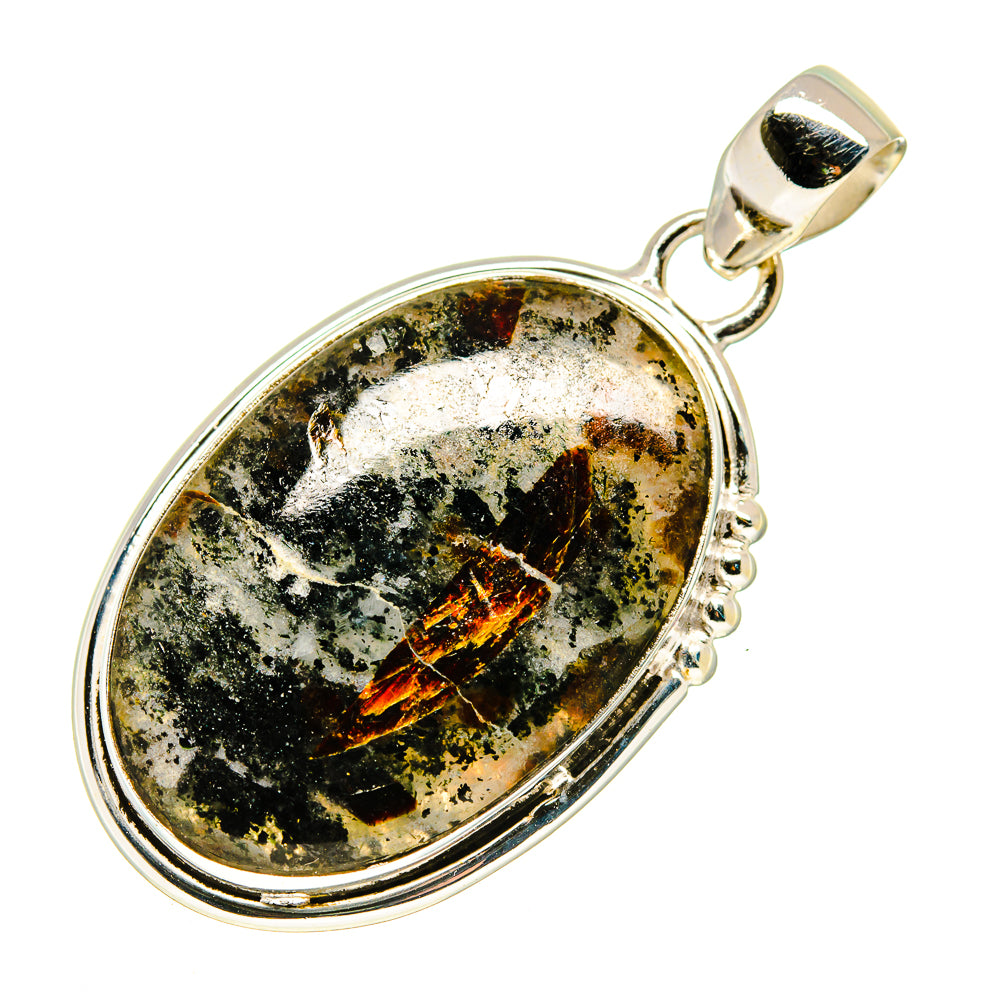 Plume Agate Pendants handcrafted by Anasilvercos - PD741012
