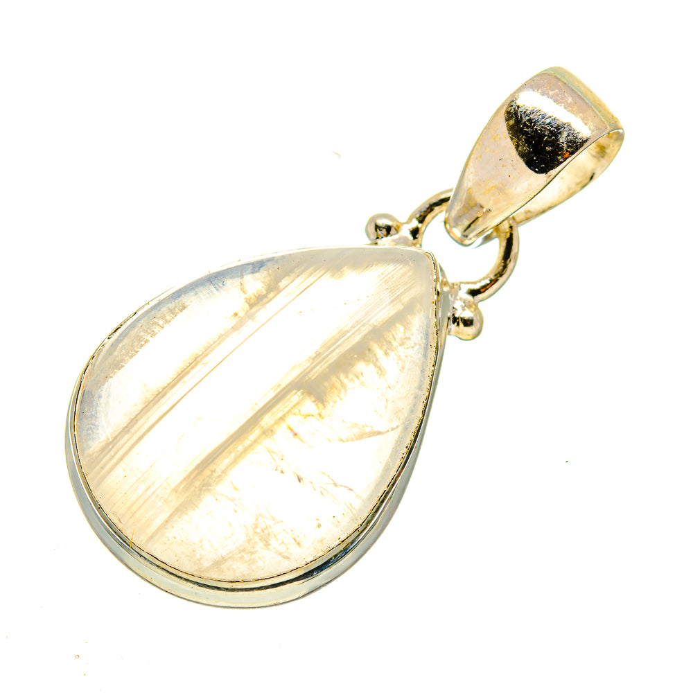 Rainbow Moonstone Pendants handcrafted by Anasilvercos - PD741047