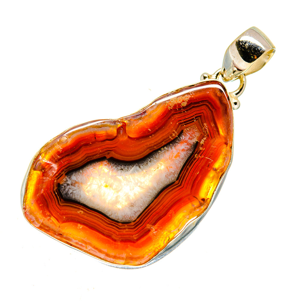 Agate Slice Pendants handcrafted by Anasilvercos - PD741086