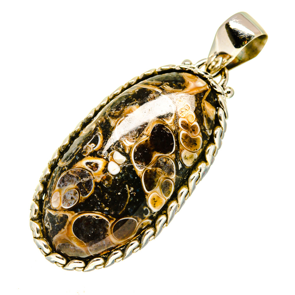 Turritell Agate Pendants handcrafted by Anasilvercos - PD741089