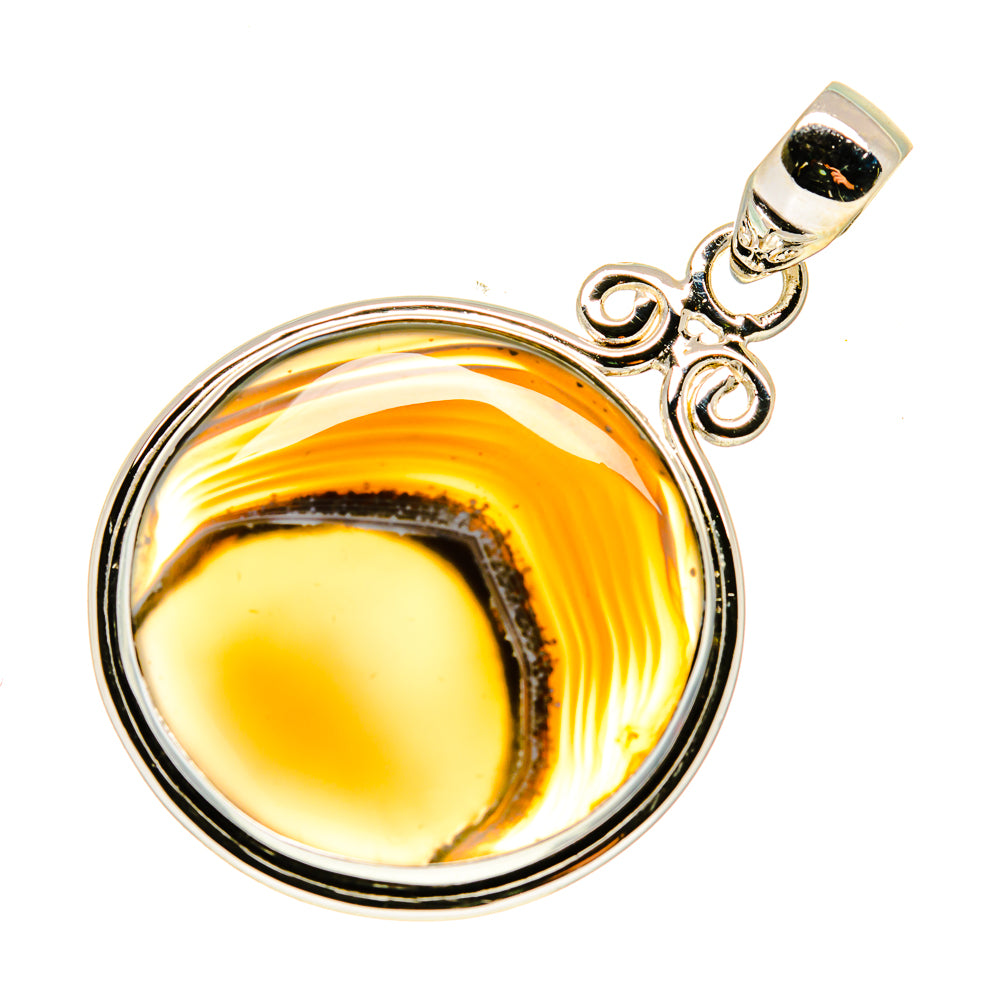 Botswana Agate Pendants handcrafted by Anasilvercos - PD741120