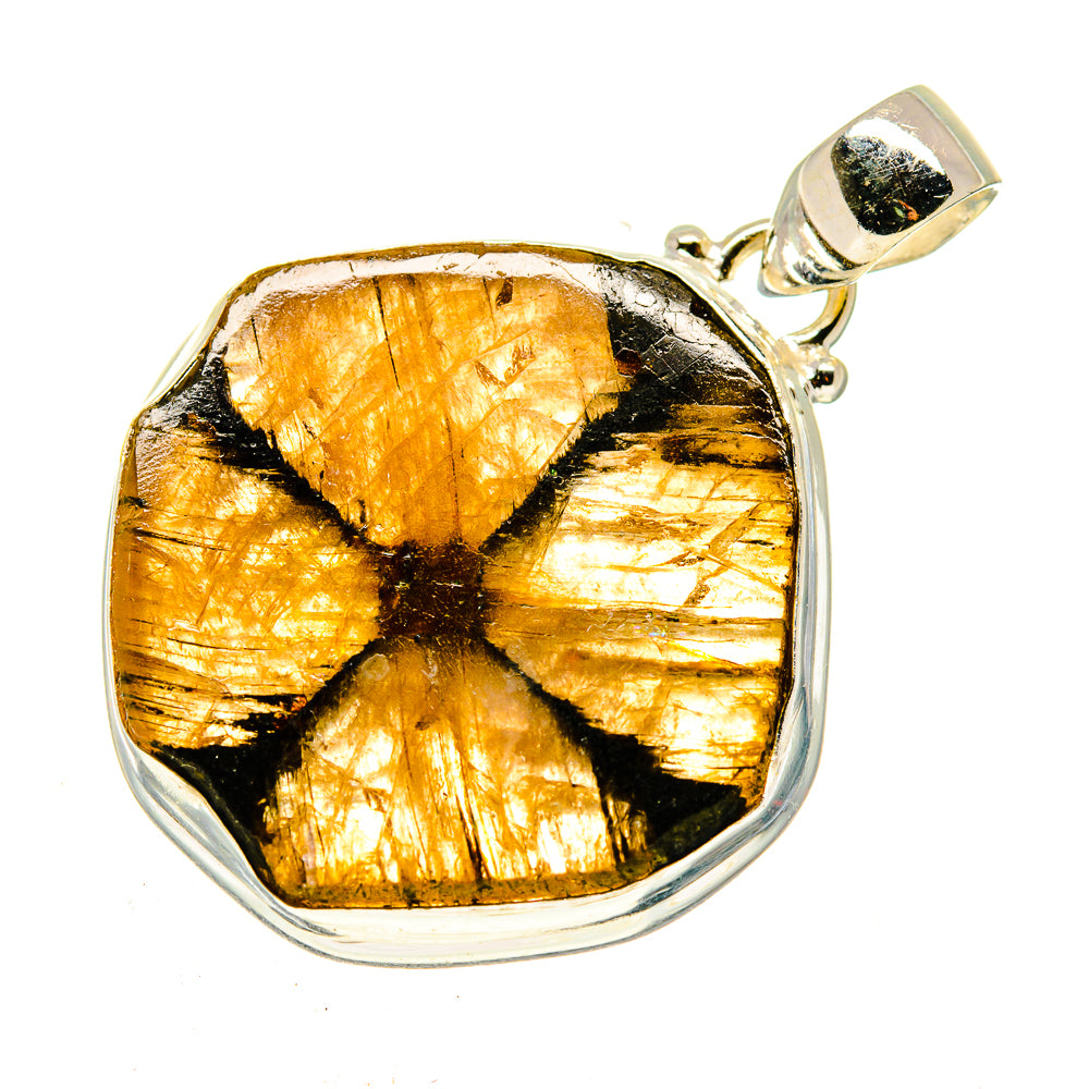 Chiastolite Pendants handcrafted by Anasilvercos - PD741150