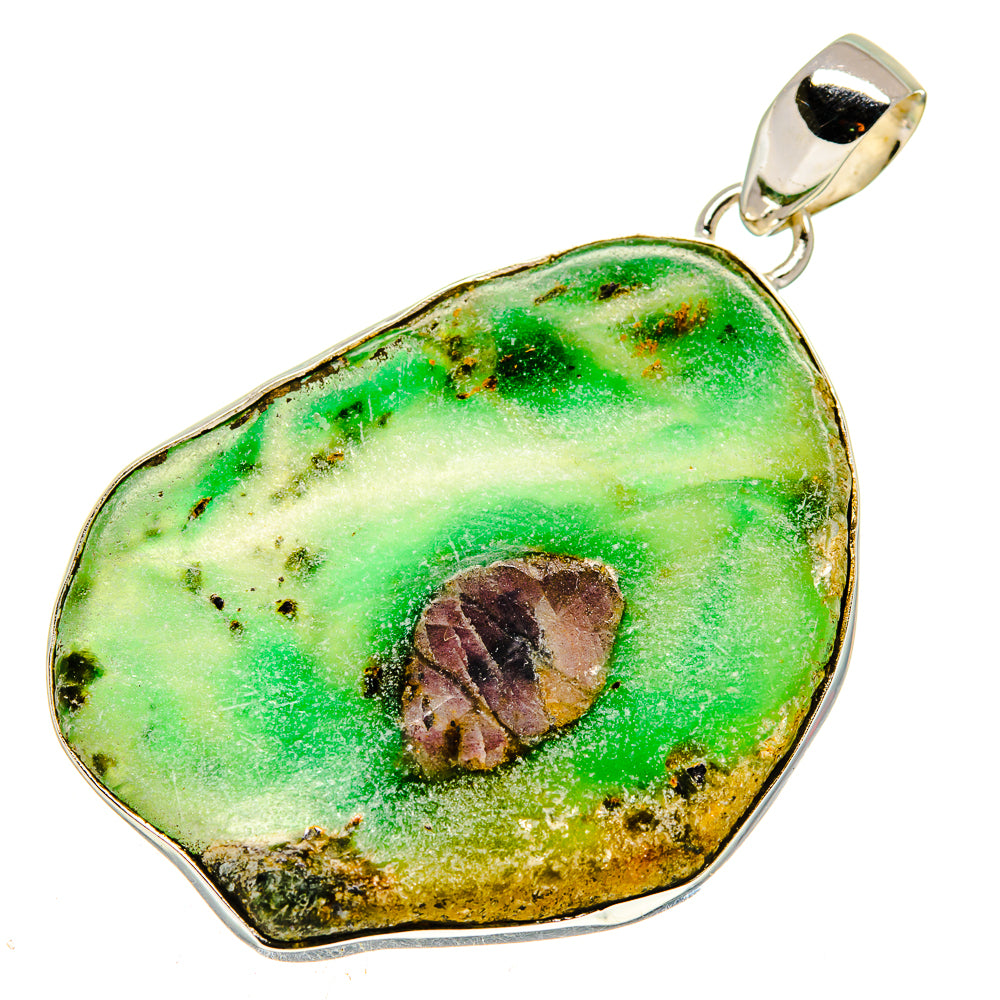 Ruby Fuchsite Pendants handcrafted by Anasilvercos - PD741261 - Photo 2