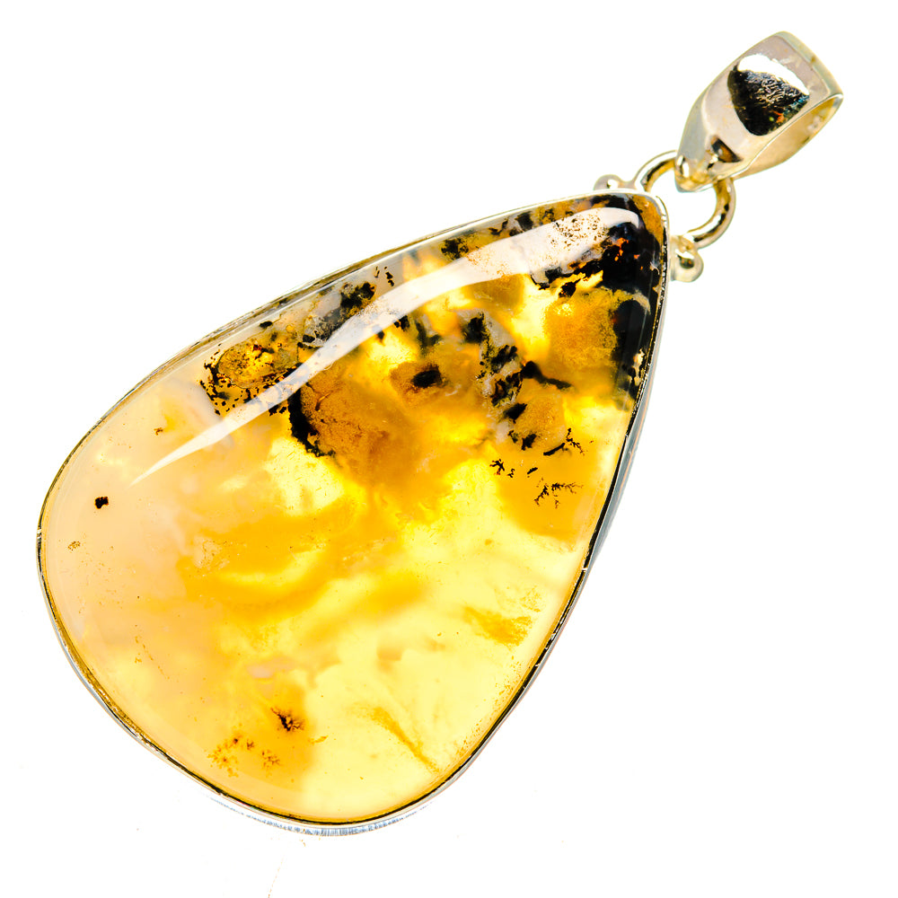 Plume Agate Pendants handcrafted by Anasilvercos - PD741271