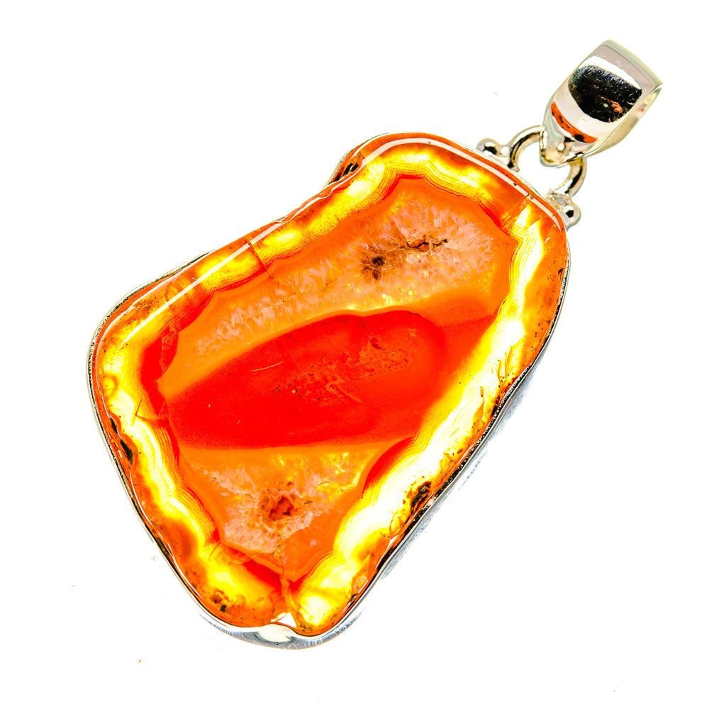 Agate Slice Pendants handcrafted by Anasilvercos - PD741446