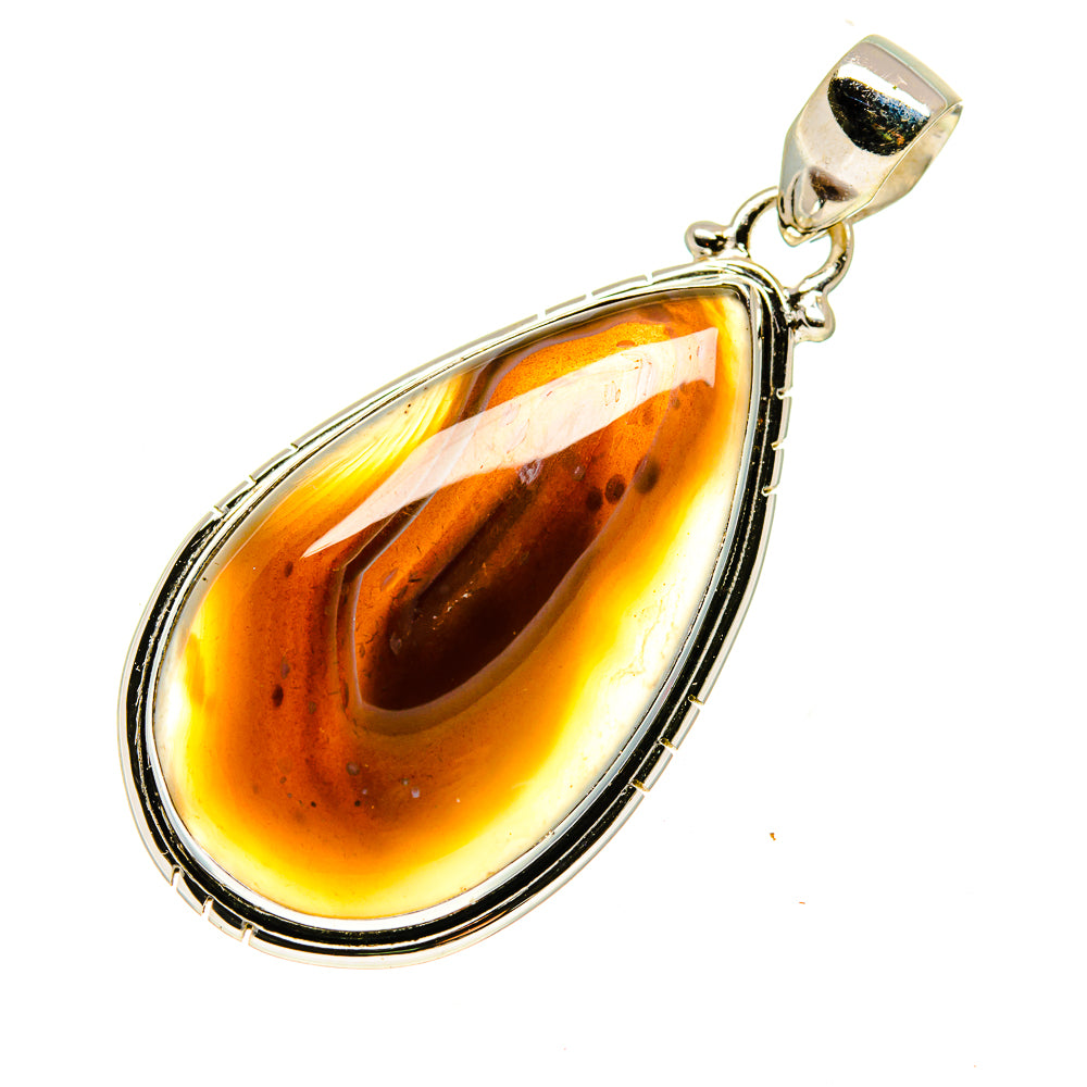 Banded Agate Pendants handcrafted by Anasilvercos - PD741530