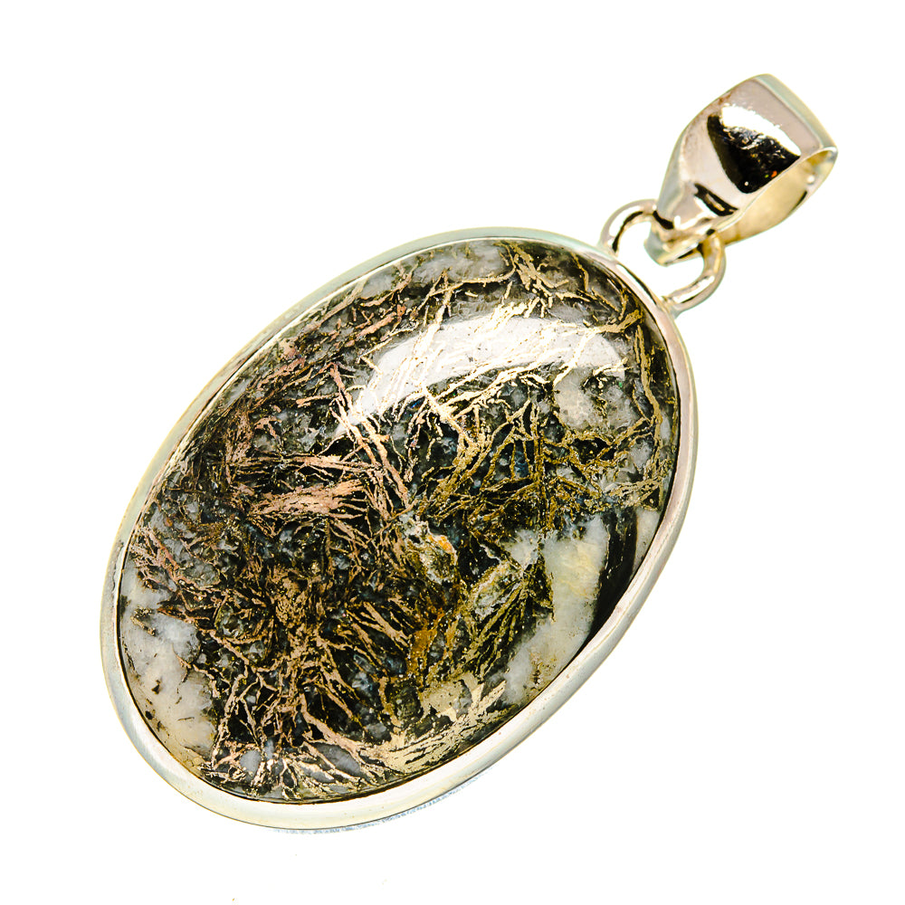 Feder Pyrite Pendants handcrafted by Anasilvercos - PD741859