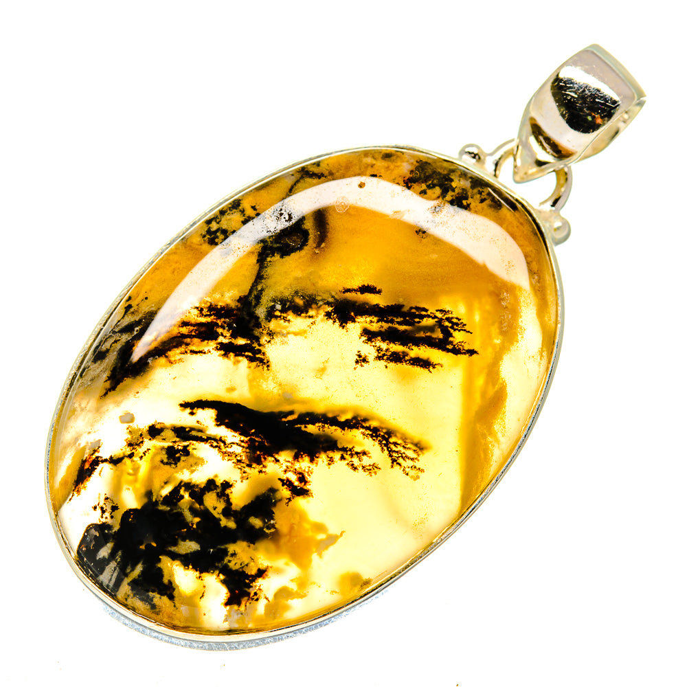 Plume Agate Pendants handcrafted by Anasilvercos - PD741890