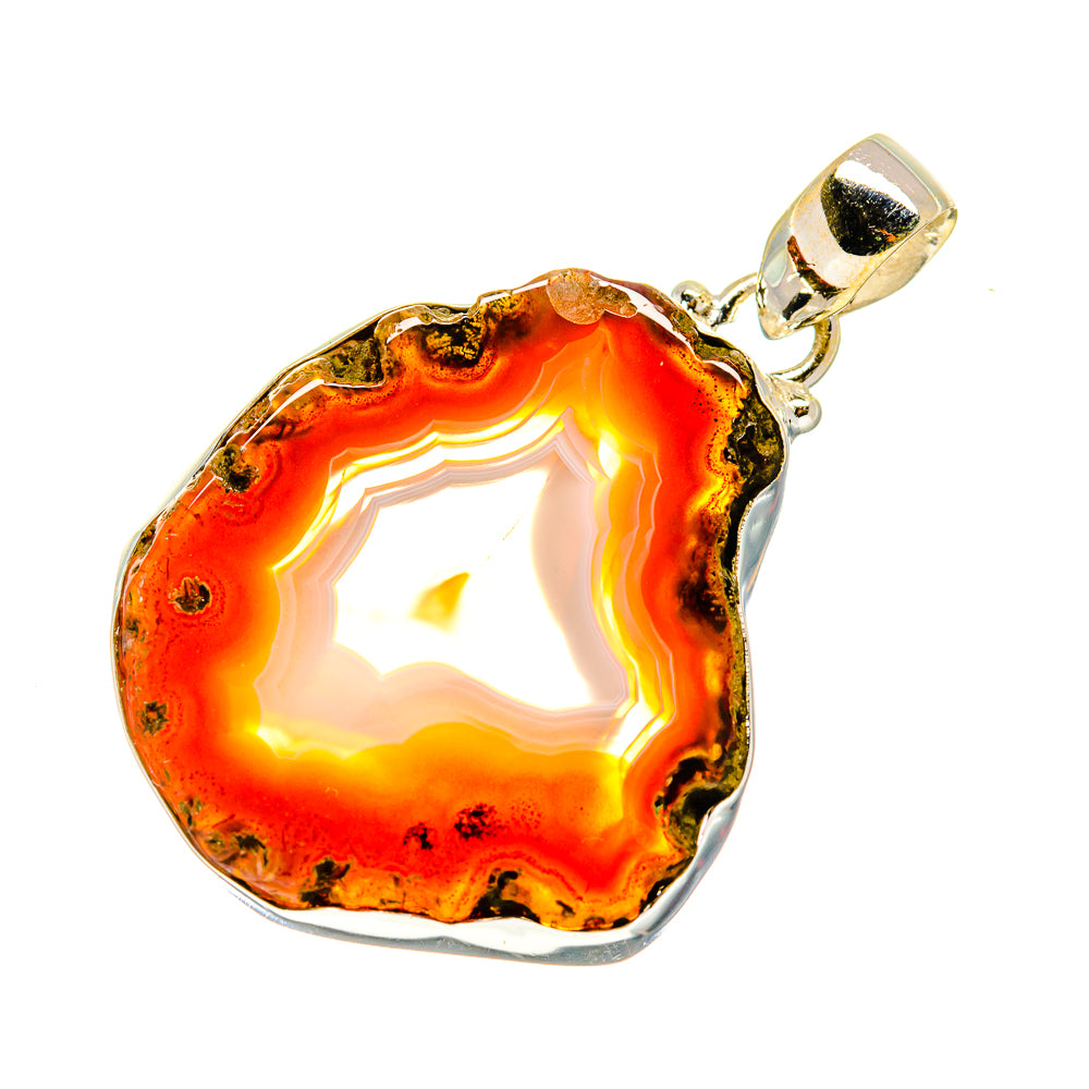 Agate Slice Pendants handcrafted by Anasilvercos - PD742053