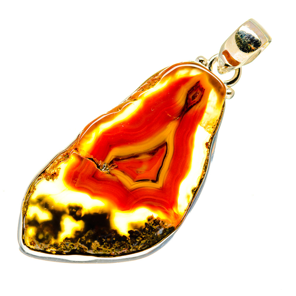 Agate Slice Pendants handcrafted by Anasilvercos - PD742090