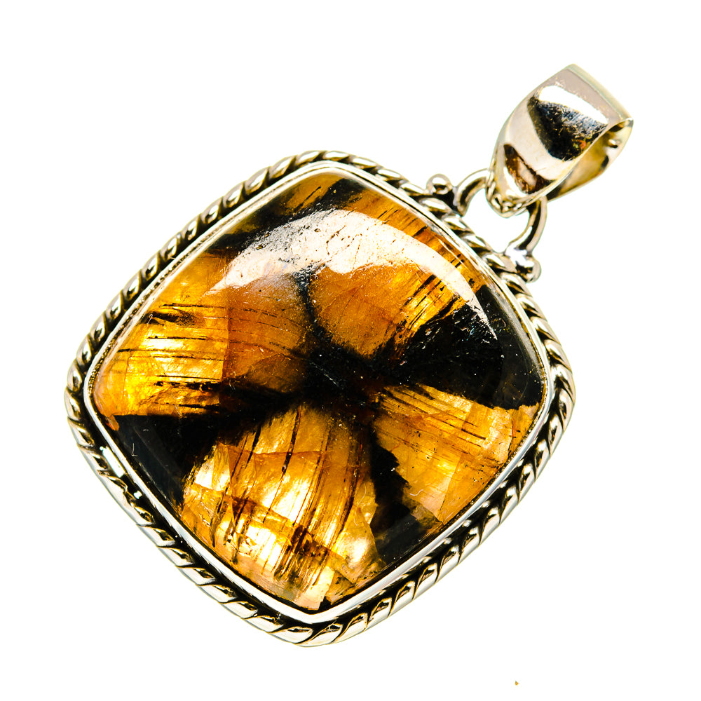 Chiastolite Pendants handcrafted by Anasilvercos - PD742103