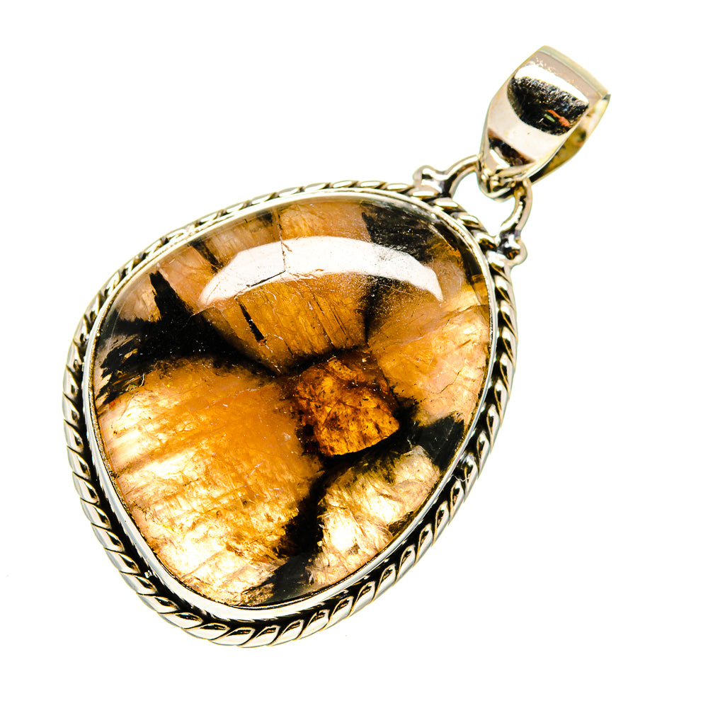 Chiastolite Pendants handcrafted by Anasilvercos - PD742117