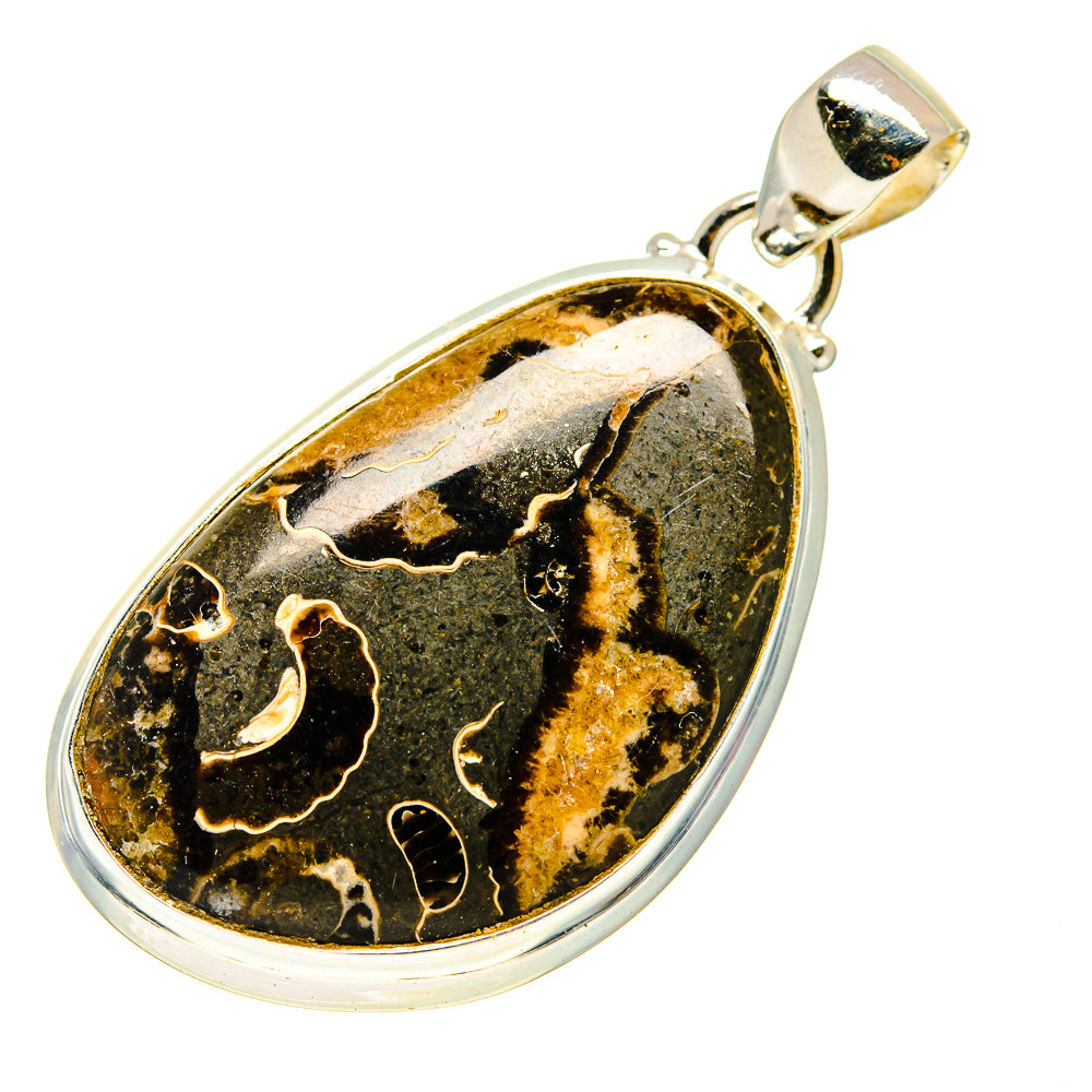 Marston Marble Fossil Pendants handcrafted by Anasilvercos - PD742170