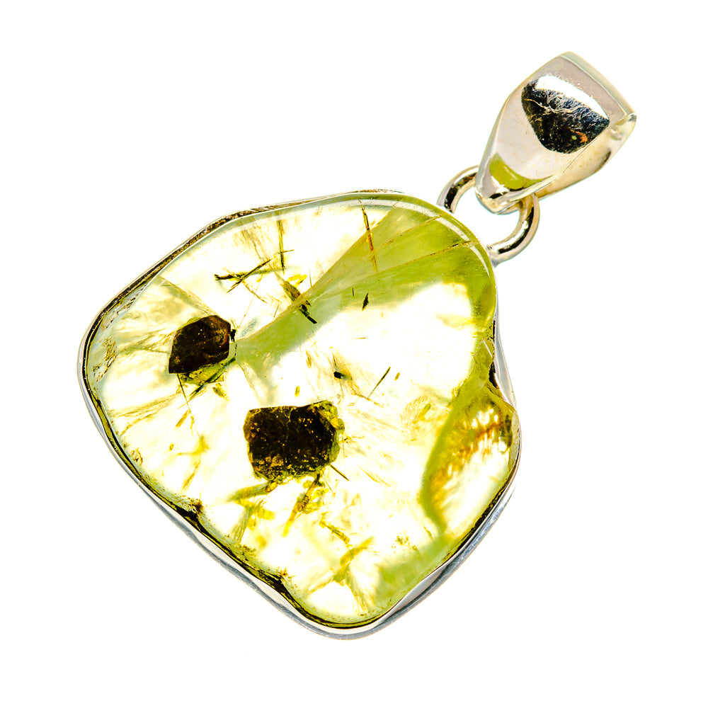 Prehnite Pendants handcrafted by Anasilvercos - PD742240