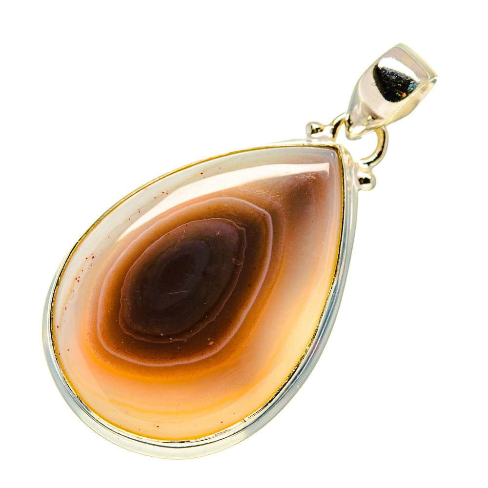 Botswana Agate Pendants handcrafted by Anasilvercos - PD742335