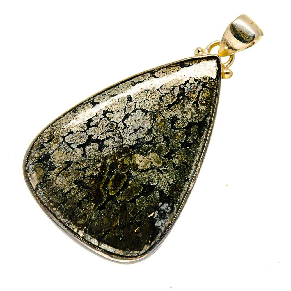 Feder Pyrite Pendants handcrafted by Anasilvercos - PD742432