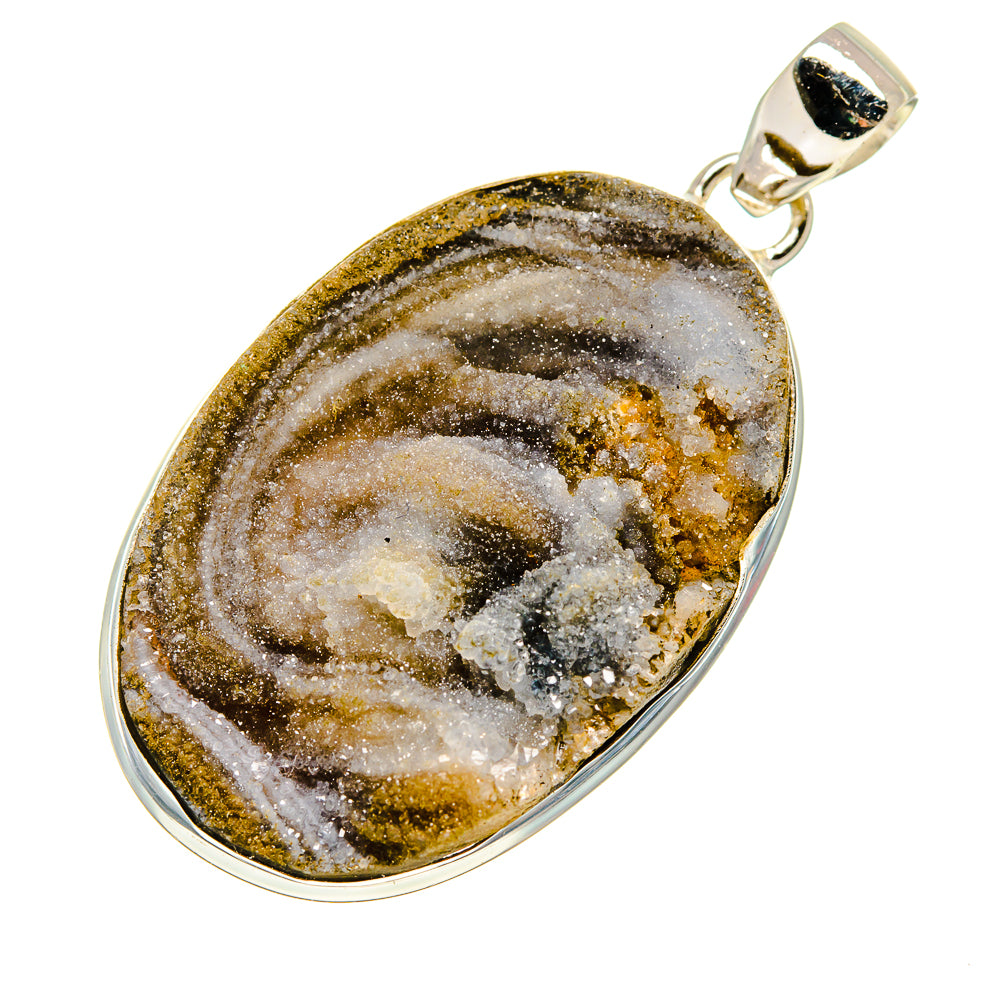 Desert Druzy Pendants handcrafted by Anasilvercos - PD742438