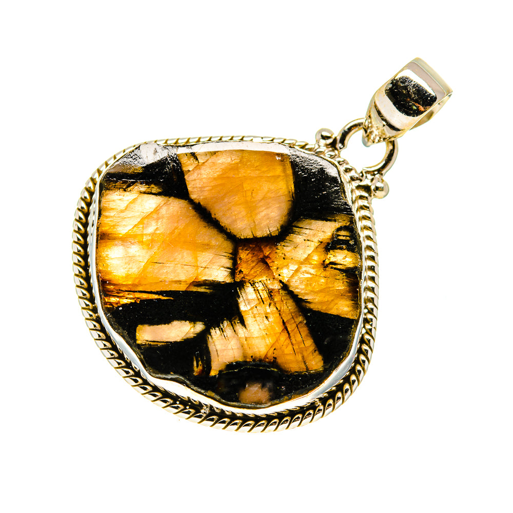 Chiastolite Pendants handcrafted by Anasilvercos - PD742471